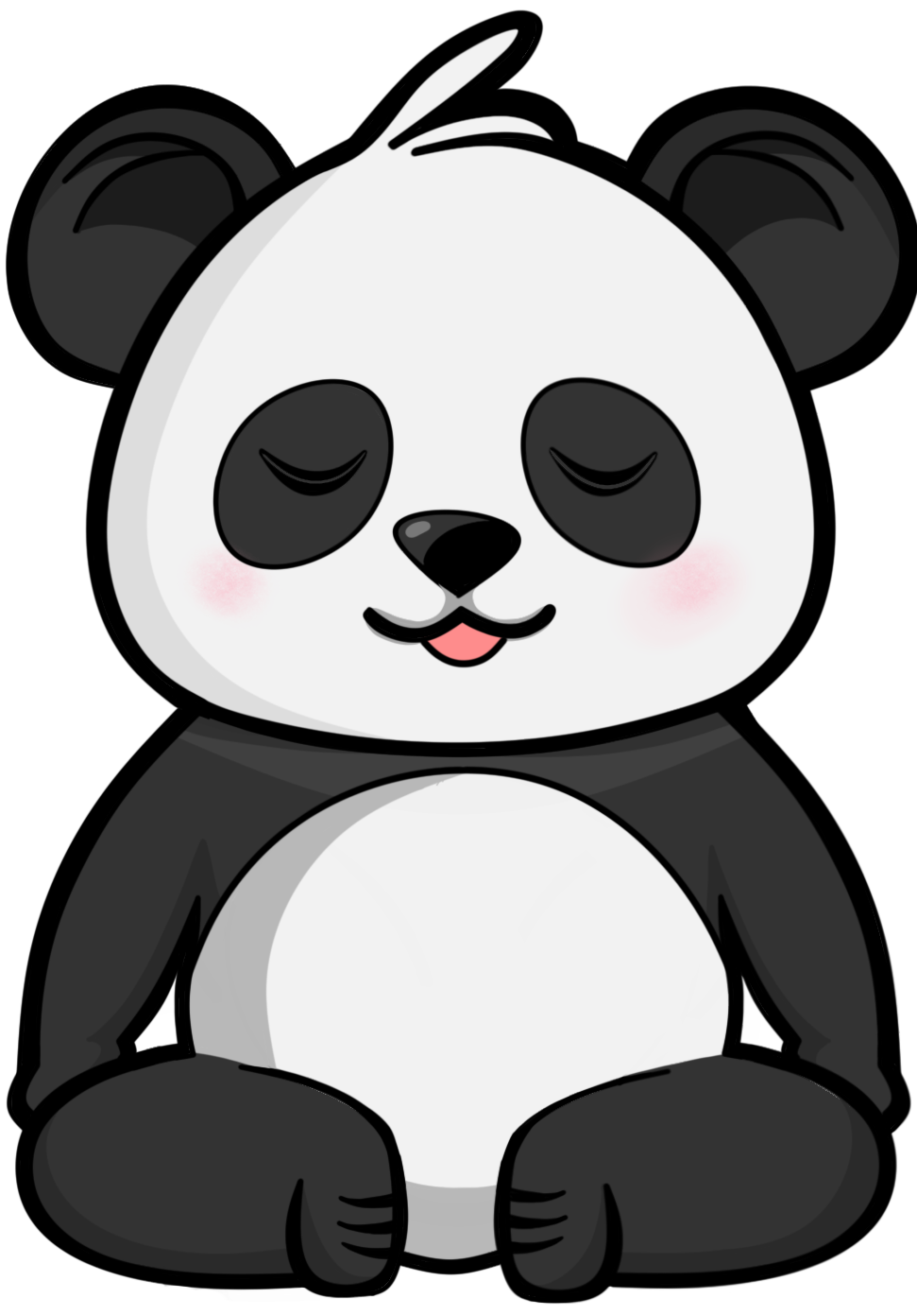 Panda-Meditation
